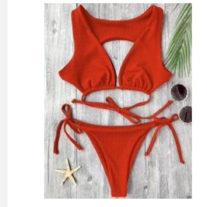 Red bikini